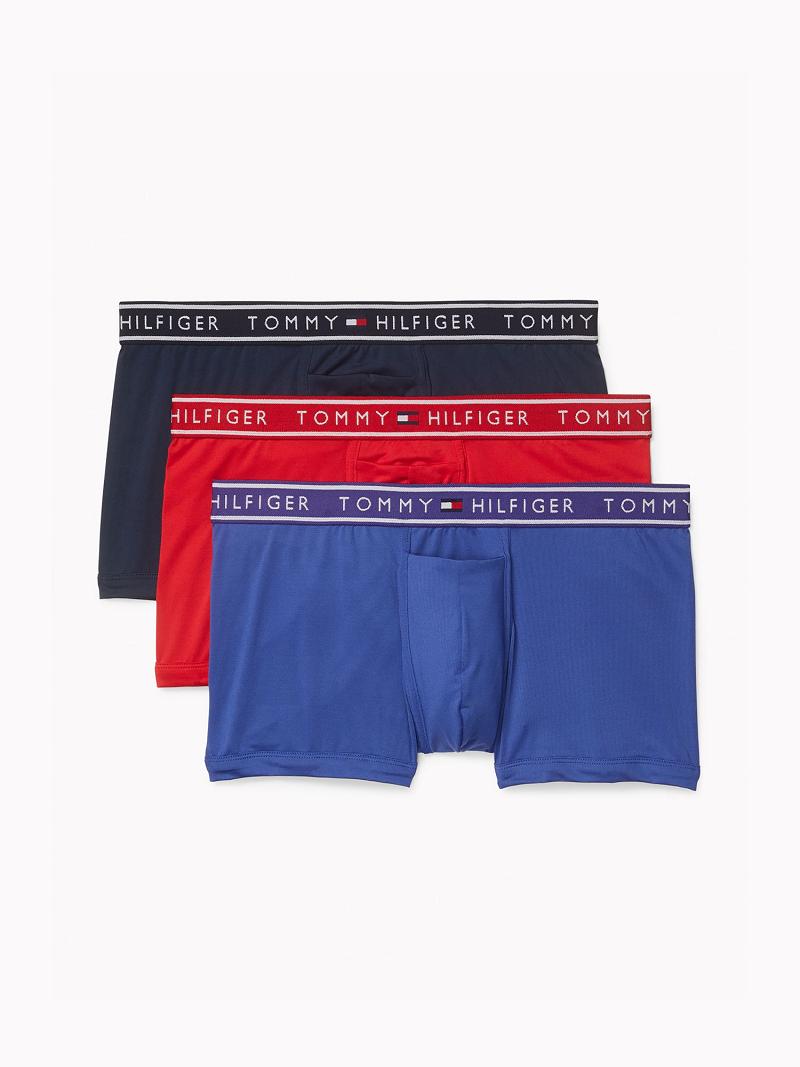 Trunks Tommy Hilfiger Flx evolve stretch trunk 3pk Morados Rojos Azul Marino | MX_M31517