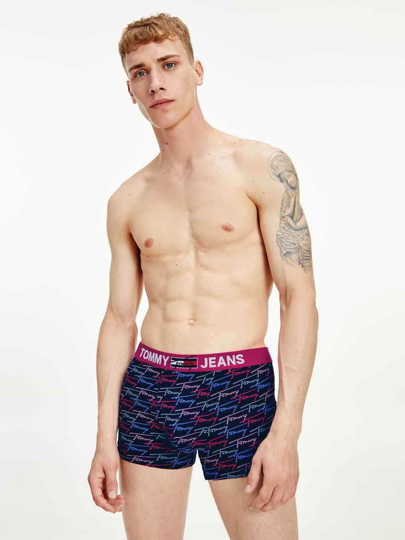 Trunks Tommy Hilfiger Organic cotton tommy print trunk Multicolor | MX_M31523