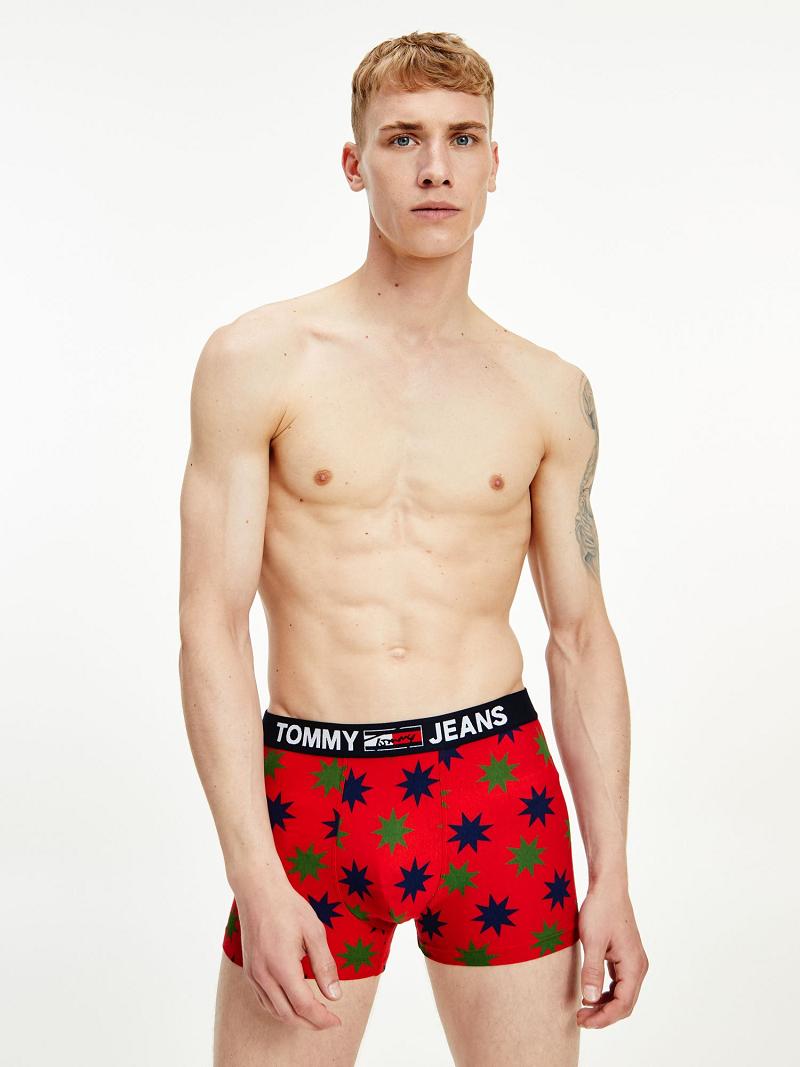 Trunks Tommy Hilfiger Organic cotton trunk Rojos Negros | MX_M31524