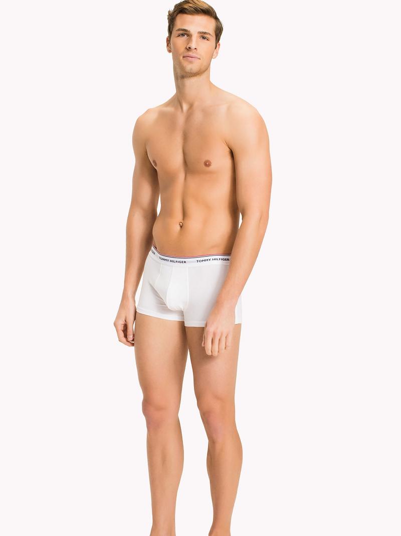 Trunks Tommy Hilfiger Premium essentials low rise trunk 3pk Blancos | MX_M31526