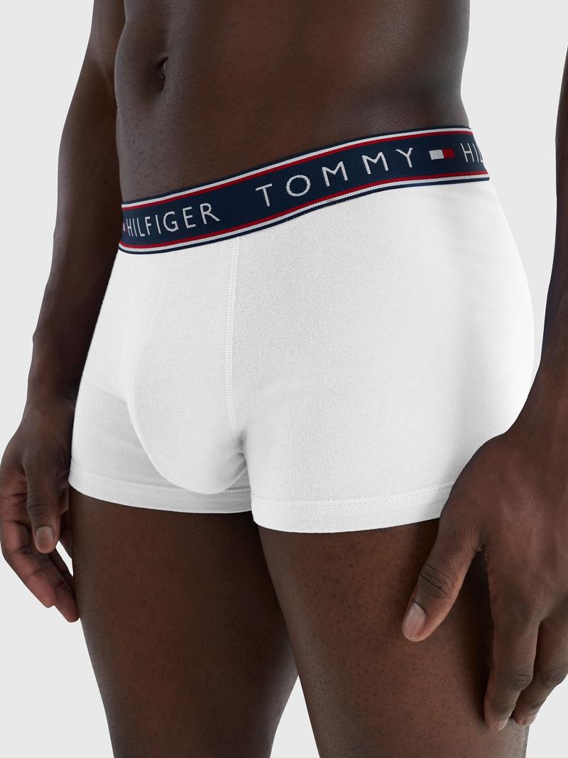 Trunks Tommy Hilfiger Stretch cotton trunk 3pk Blancos | MX_M31529