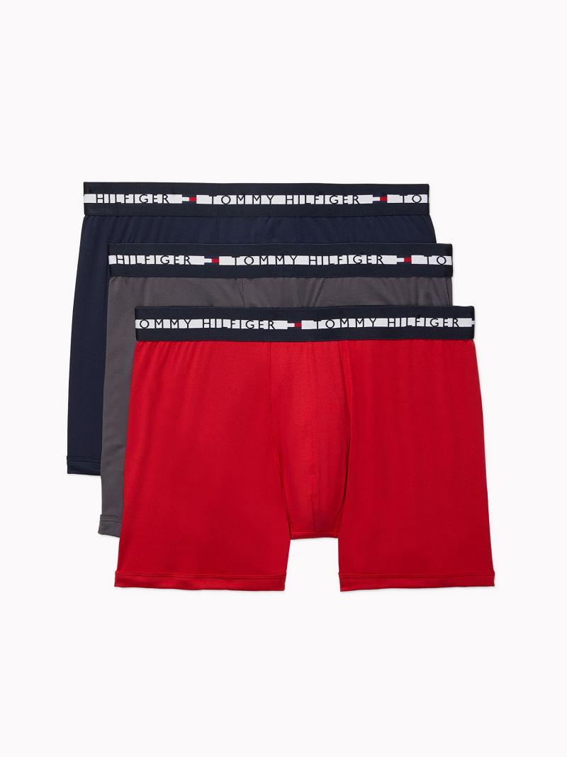 Trunks Tommy Hilfiger Th comfort + trunk 3pk Rojos Grises Azul Marino | MX_M31530