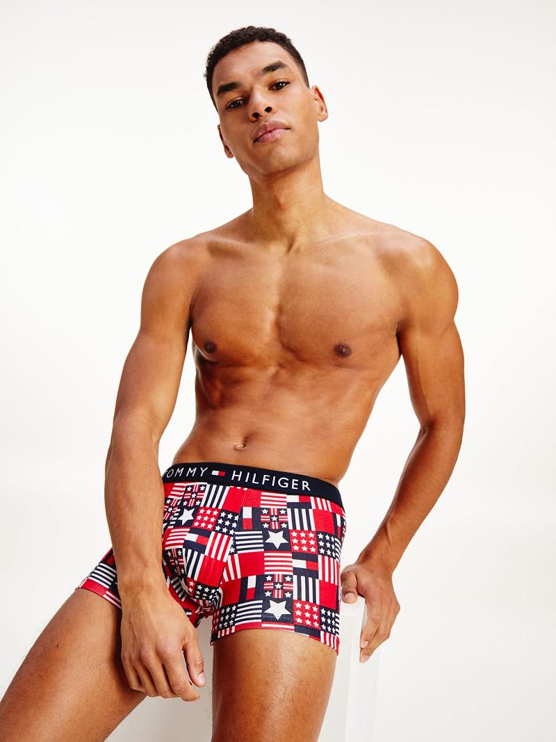 Trunks Tommy Hilfiger Tommy original cotton trunk Azul Marino Rojos | MX_M31534