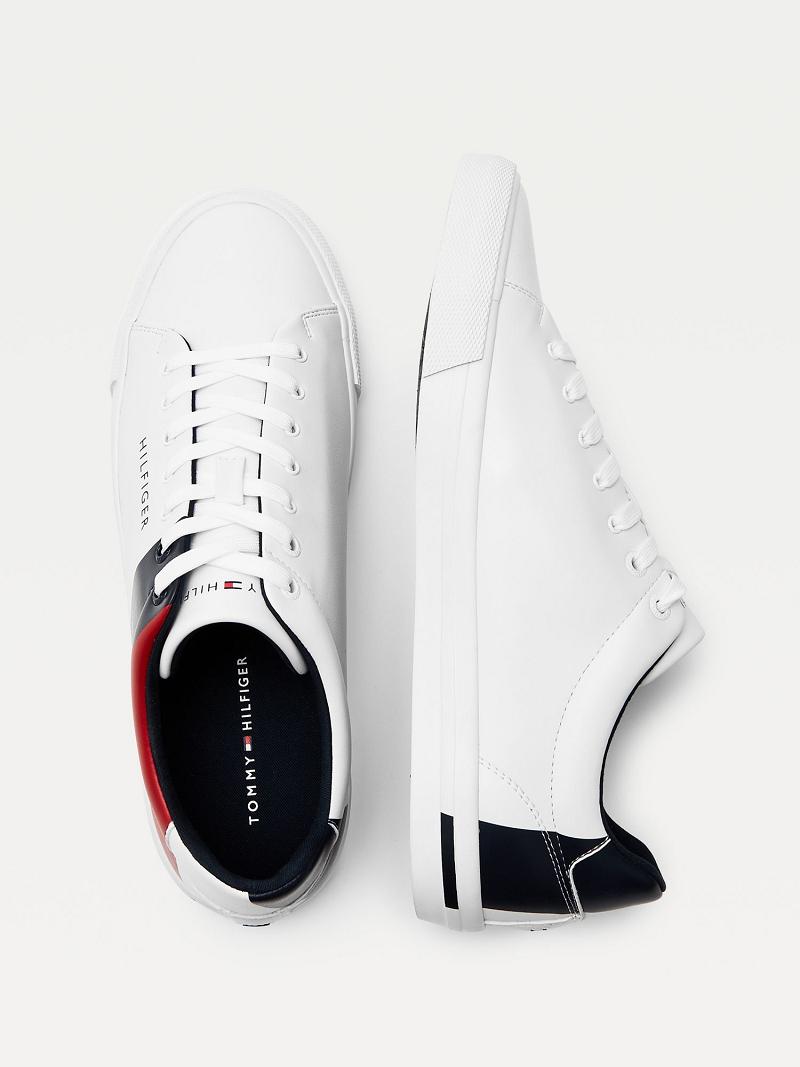 Zapatos Casuales Tommy Hilfiger Flag Blancos | MX_M31660