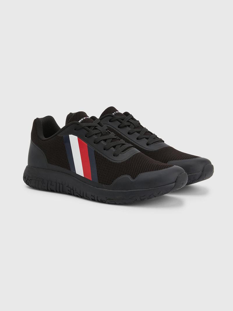 Zapatos Casuales Tommy Hilfiger Ligeros knit Negros | MX_M31666