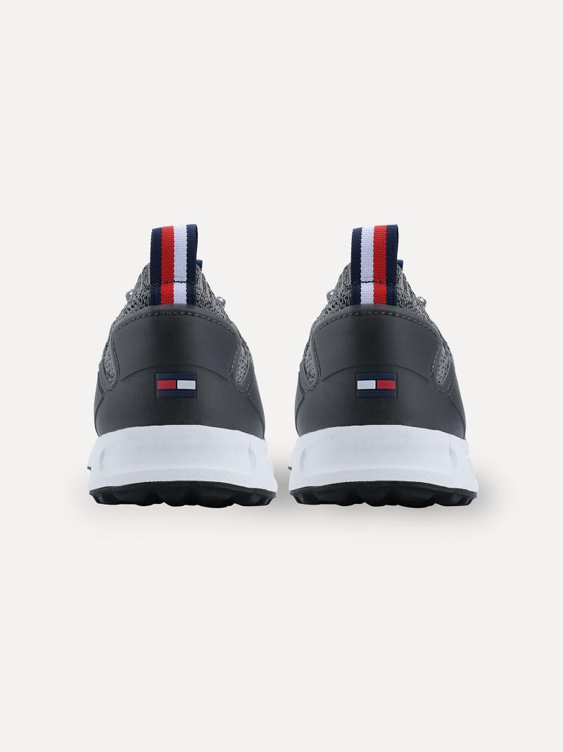 Zapatos Casuales Tommy Hilfiger Mesh hilfiger logo Grises | MX_M31668