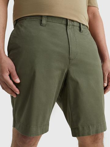 Bermudas Tommy Hilfiger Big and tall straight fit Verdes | MX_M31193