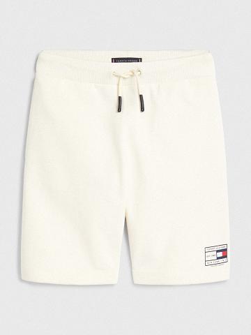 Bermudas Tommy Hilfiger Natural-Dye Blancos | MX_B2102