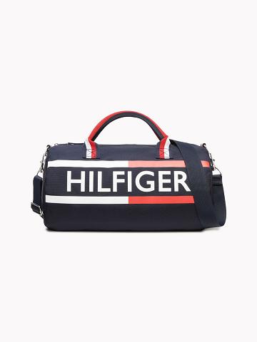 Bolsas Tommy Hilfiger Hilfiger Duffle Azules | MX_G1345