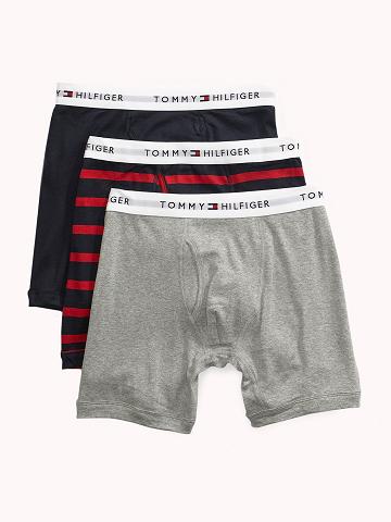 Boxer Briefs Tommy Hilfiger Algodon classics boxer brief 3pk Grises | MX_M31582