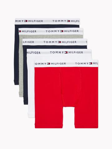 Boxer Briefs Tommy Hilfiger Algodon classics boxer brief 5pk Rojos | MX_M31589