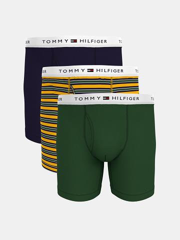 Boxer Briefs Tommy Hilfiger Classic cotton boxer brief 3pk Verdes | MX_M31568