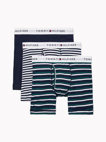 Boxer Briefs Tommy Hilfiger Classic cotton boxer brief 3pk Negros Blancos | MX_M31571