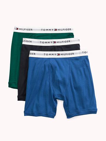 Boxer Briefs Tommy Hilfiger Classic cotton boxer brief 3pk Azules | MX_M31573