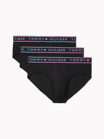 Boxer Briefs Tommy Hilfiger Stretch cotton boxer brief 3pk Negros | MX_M31606