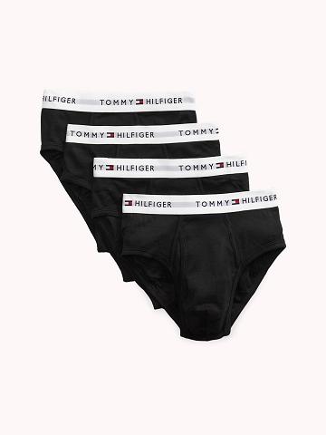 Briefs Tommy Hilfiger Algodon classics brief 4pk Negros | MX_M31537