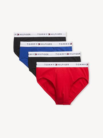 Briefs Tommy Hilfiger Algodon classics brief 4pk Rojos Azul Rey Azules Negros | MX_M31540