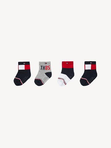 Calcetines Tommy Hilfiger Babies' 4PK Multicolor | MX_B2286