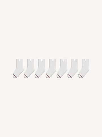 Calcetines Tommy Hilfiger Babies' 7PK Blancos | MX_B2288