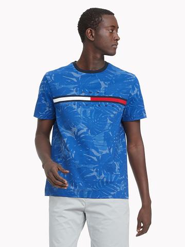 Camiseta Tommy Hilfiger Essential palm flag Azules | MX_M31030