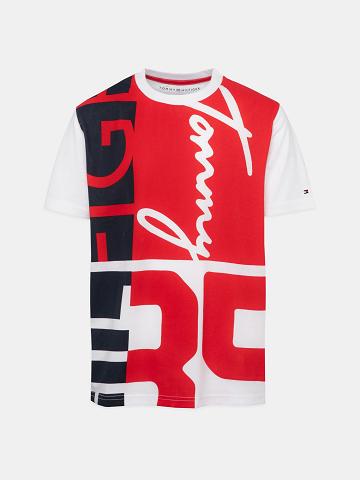 Camiseta Tommy Hilfiger Little Tommy Rojos | MX_B2187