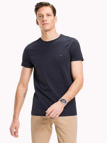 Camiseta Tommy Hilfiger Slim fit stretch Azul Marino | MX_M31069