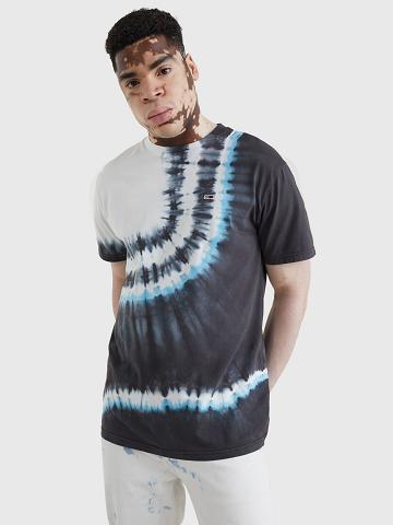 Camiseta Tommy Hilfiger Tie-dye Negros | MX_M31081