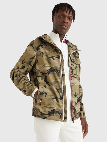 Chaquetas Tommy Hilfiger Camo hooded Verdes Camuflados | MX_M31394