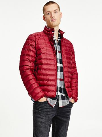 Chaquetas Tommy Hilfiger Recycled packable Rojos | MX_M31416