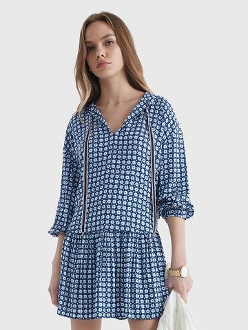 Dresses Tommy Hilfiger Dot Print Multicolor | MX_W21059