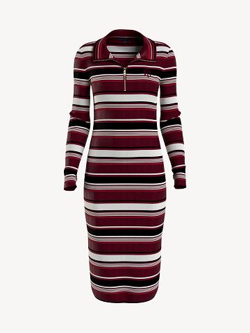 Dresses Tommy Hilfiger Essential Stripe Half-Zip Multicolor | MX_W21078