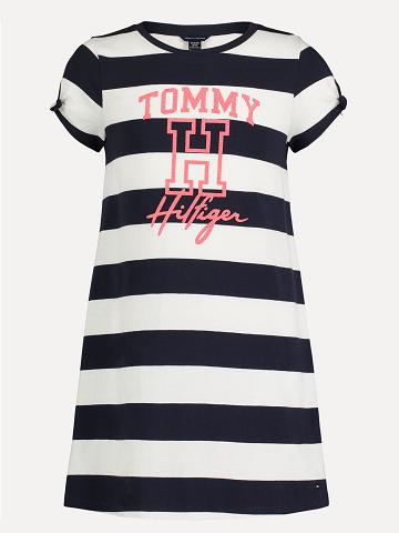 Dresses Tommy Hilfiger Little Rugby T-Shirt Azul Marino | MX_G1072