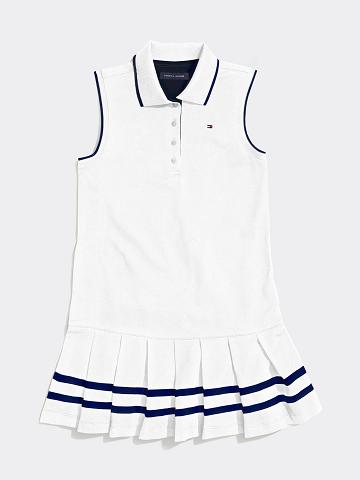 Dresses Tommy Hilfiger Sin Manga Tenis Blancos | MX_G1082