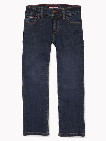 Jeans Tommy Hilfiger Straight Azul Marino | MX_B2050