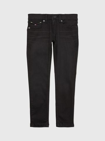 Jeans Tommy Hilfiger Straight Negros | MX_B2051