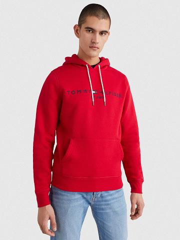 Sudadera Con Capucha Tommy Hilfiger Organic cotton classic logo Rojos | MX_M31451