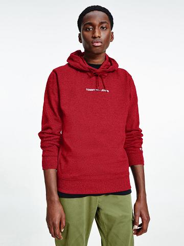 Sudadera Con Capucha Tommy Hilfiger Recycled spacedye logo Rojos | MX_M31459