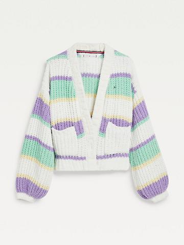 Sudaderas Tommy Hilfiger Crochet Stripe Cardigan Multicolor | MX_G1196