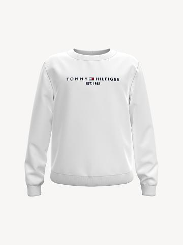 Sudaderas Tommy Hilfiger Logo Blancos | MX_G1204