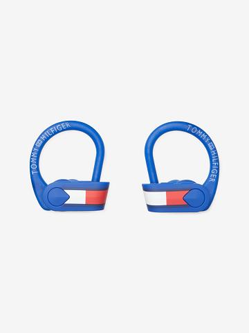 Technology Tommy Hilfiger Neon Deporte Earbuds Azules | MX_W21686