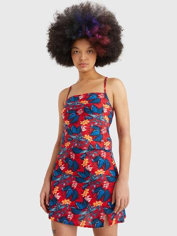 Tops Tommy Hilfiger Floral Print Tie-Back Multicolor | MX_W21497