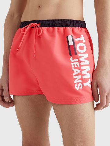 Trajes De Baño Tommy Hilfiger Tommy 5" swim trunk Rojos | MX_M31114