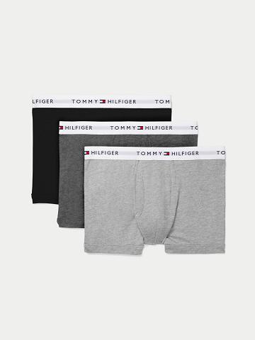 Trunks Tommy Hilfiger Algodon classics trunk 3pk Grises Claro | MX_M31500